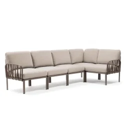 Komodo Canapé modulable d'extérieur 5 places