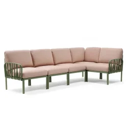 Komodo Canapé modulable d'extérieur 5 places