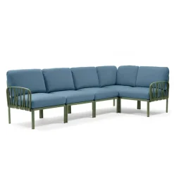 Komodo Canapé modulable d'extérieur 5 places