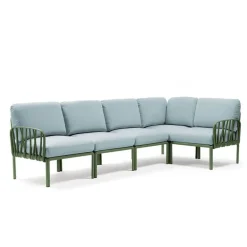 Komodo Canapé modulable d'extérieur 5 places