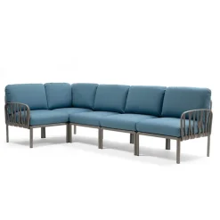 Komodo Canapé modulable d'extérieur 5 places