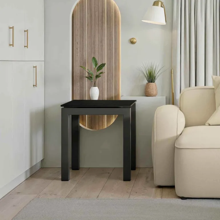 Kyoto mini Table basse carrée en verre