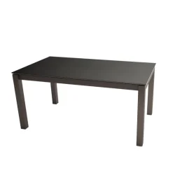 Kyoto Table moderne rectangulaire en céramique et métal