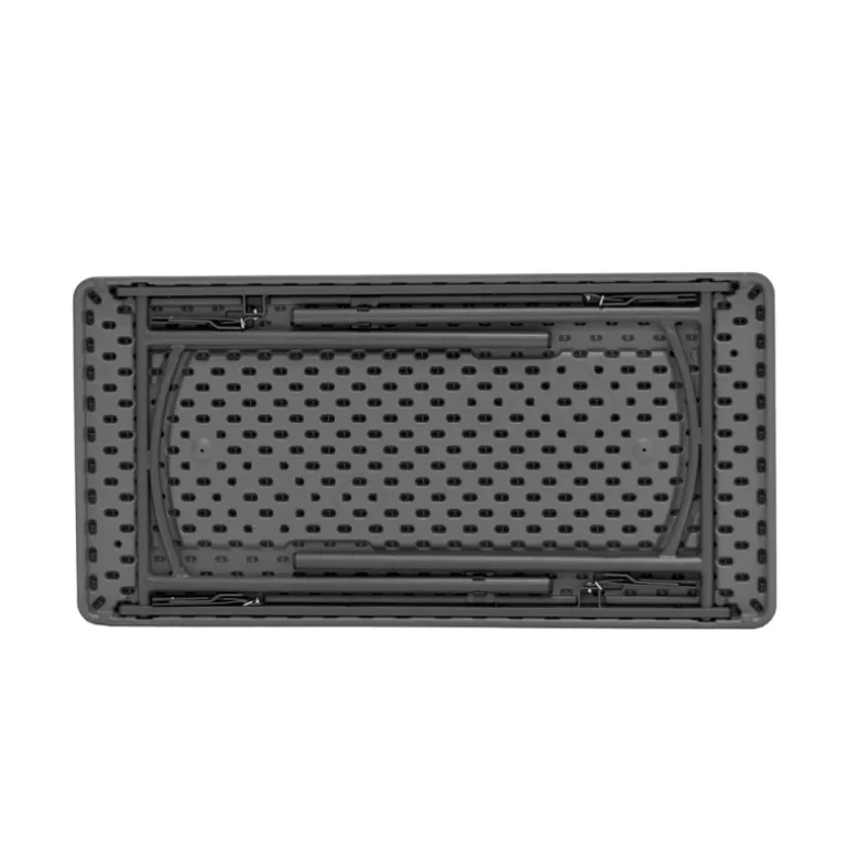 L120 Table pliante rectangulaire gris foncé