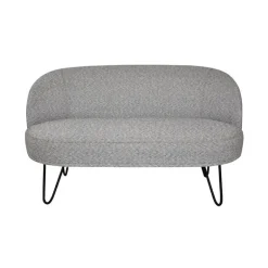 Léa Canapé 2 places tendance made in France avec pieds épingle