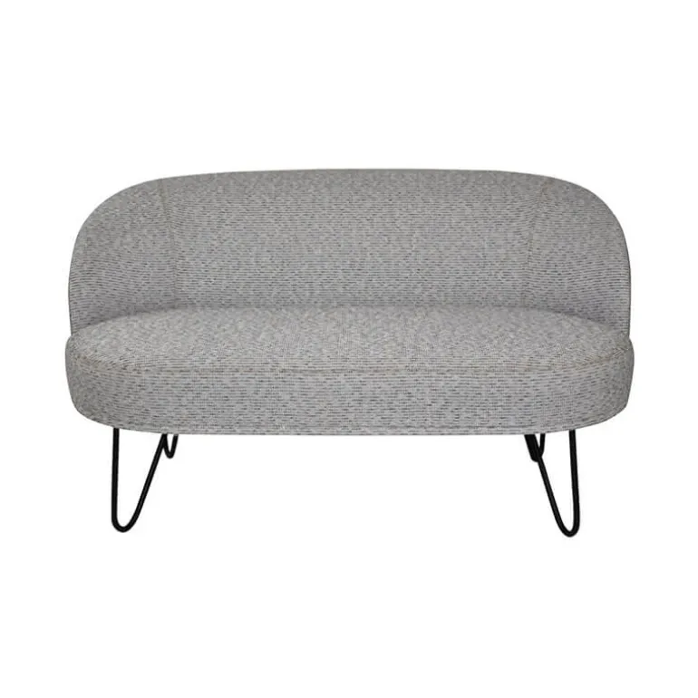 Léa Canapé 2 places tendance made in France avec pieds épingle