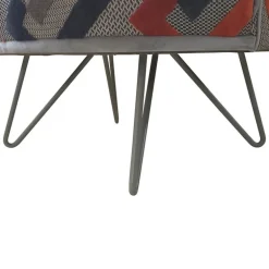 Léa Fauteuil lounge design art déco avec pieds épingle fabrication française