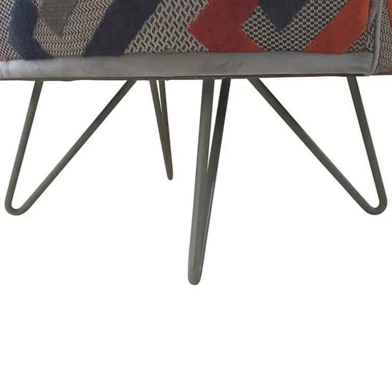 Léa Fauteuil lounge design art déco avec pieds épingle fabrication française