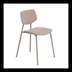 Lago Chaise de cuisine vintage rembourrée en simili