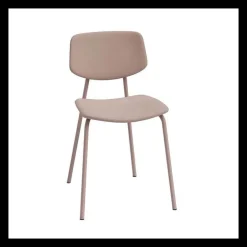 Lago Chaise de cuisine vintage rembourrée en simili