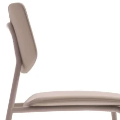 Lago Chaise de cuisine vintage rembourrée en simili