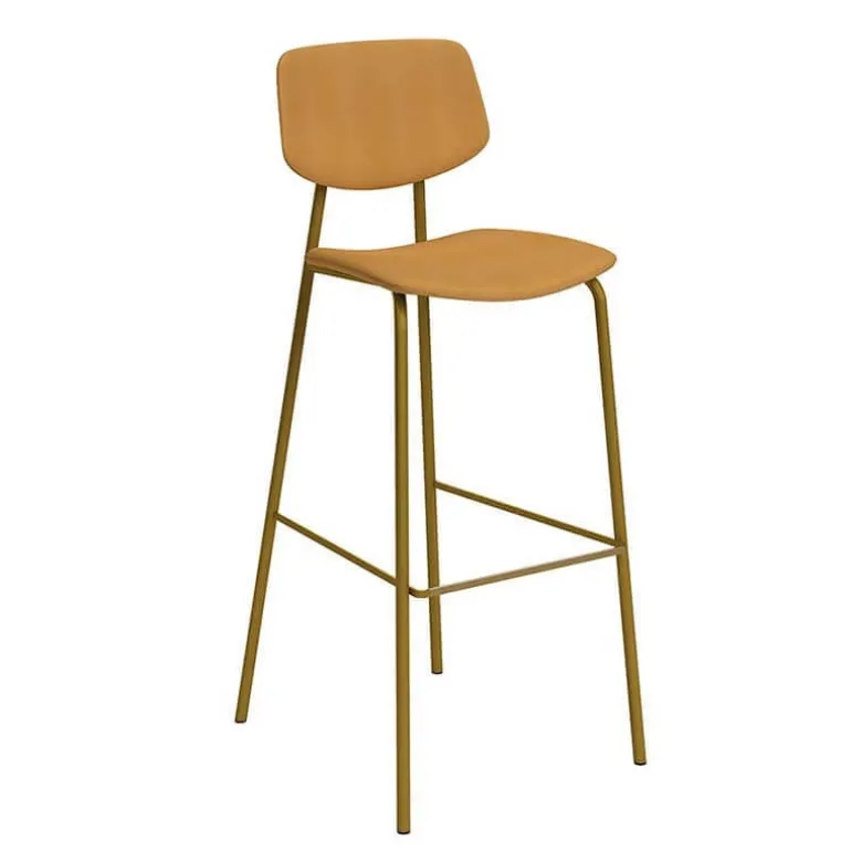 Lago Tabouret de bar style vintage rembourré en simili