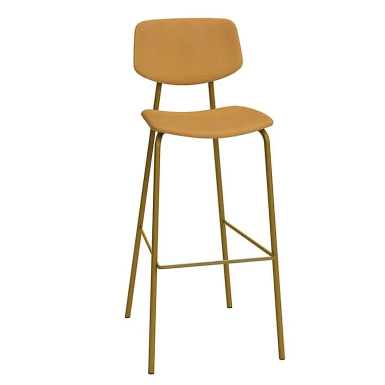 Lago Tabouret de bar style vintage rembourré en simili