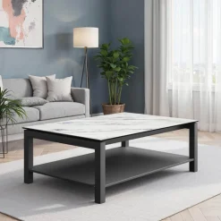Lakera mini Table basse tendance en dekton et en acier