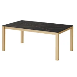 Lakera Table en Dekton avec pieds en bois massif