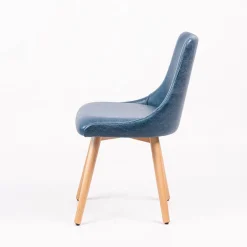 Lars Chaise confortable avec pieds en bois