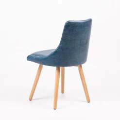 Lars Chaise confortable avec pieds en bois