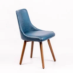 Lars Chaise confortable avec pieds en bois