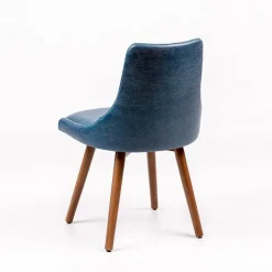 Lars Chaise confortable avec pieds en bois