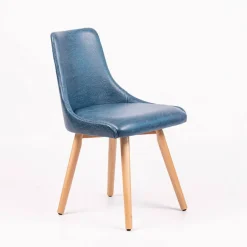 Lars Chaise confortable avec pieds en bois