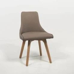 Lars Chaise de salle à manger vintage avec pieds en bois