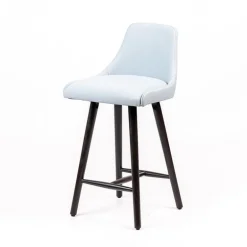 Lars Tabouret snack rembourré avec pieds bois