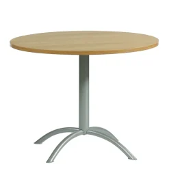 Laser Table ronde de cuisine en stratifié