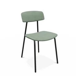 Lazio Chaise en tissu de style rétro fabriquée en Belgique