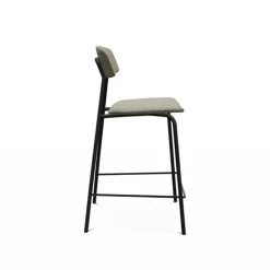 Lazio Tabouret snack de style vintage en tissu fabriqué en Belgique