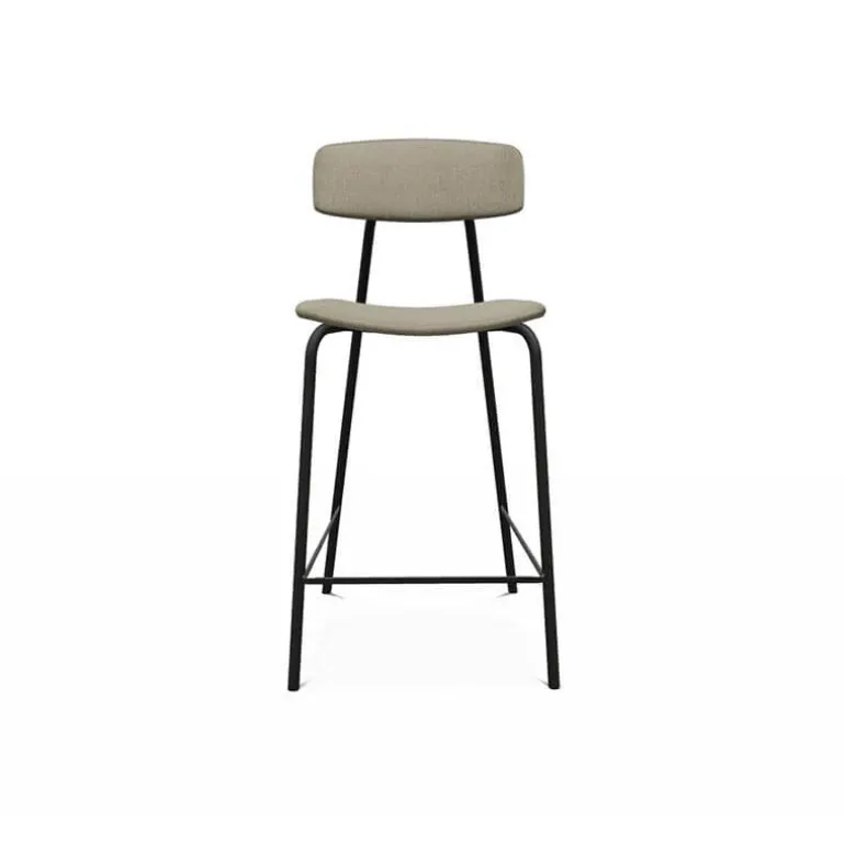 Lazio Tabouret snack de style vintage en tissu fabriqué en Belgique