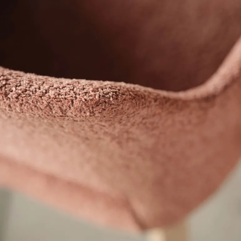 Lena Mobitec ® Tabouret snack en tissu avec accoudoirs et pieds en bois