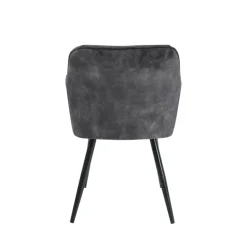 LisonFauteuil cosy en tissu avec pieds en métal