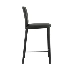 Loft Tabouret snack contemporain en simili et métal