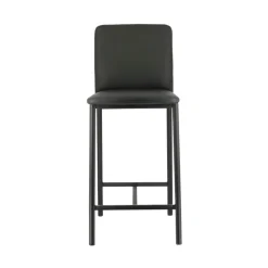 Loft Tabouret snack contemporain en simili et métal