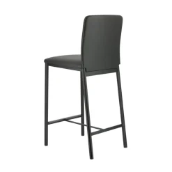 Loft Tabouret snack contemporain en simili et métal