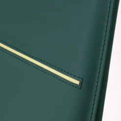 Lolas S Chaise en croûte de cuir fabrication italienne avec liseré