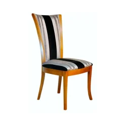 Lou Chaise de style en tissu fabriquée en France