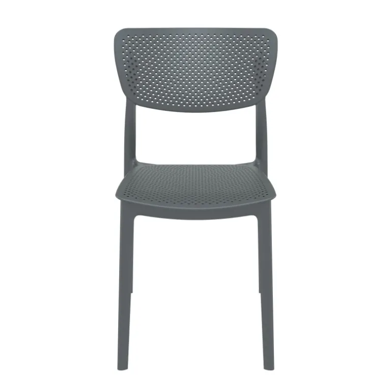 Lucy Chaise de jardin en polypropylène micro perforé