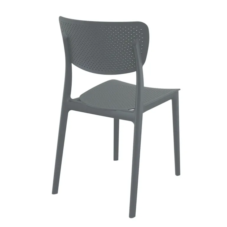 Lucy Chaise de jardin en polypropylène micro perforé