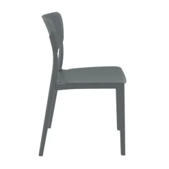 Lucy Chaise moderne en polypropylène micro perforé