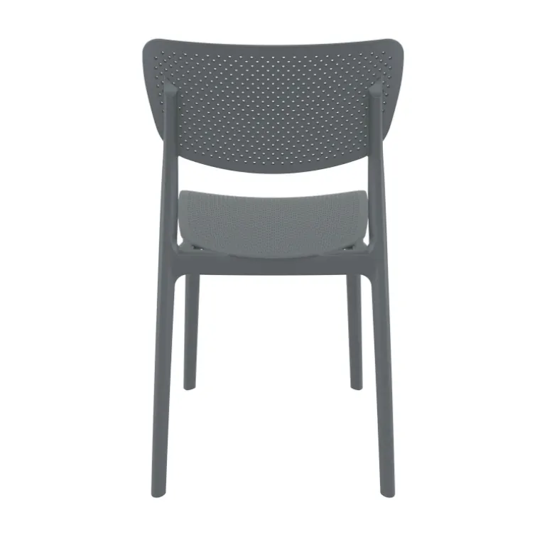 Lucy Chaise moderne en polypropylène micro perforé