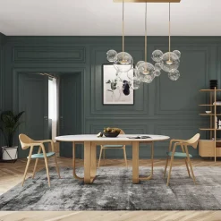 Luge Table à manger en céramique design