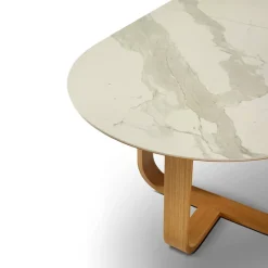 Luge Table à manger en céramique design