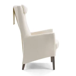 Manhattan Uno HD Mobitec® Fauteuil dossier haut en tissu et bois