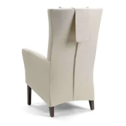 Manhattan Uno HD Mobitec® Fauteuil dossier haut en tissu et bois