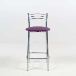 Marta Tabouret snack de cuisine en métal assise rembourrée