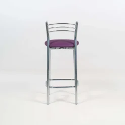 Marta Tabouret snack de cuisine en métal assise rembourrée