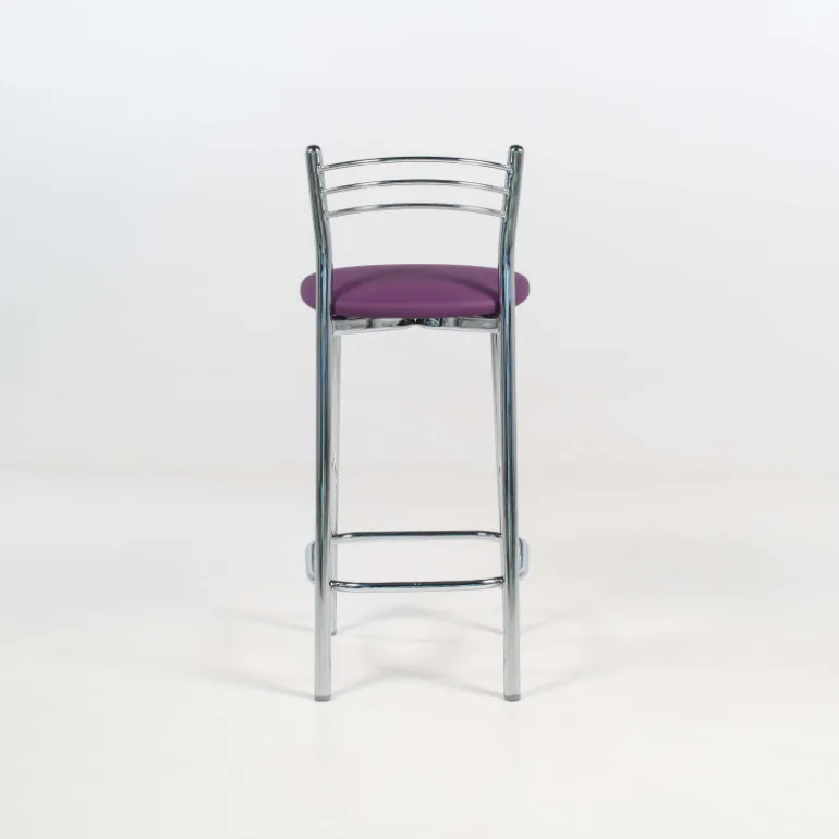 Marta Tabouret snack de cuisine en métal assise rembourrée