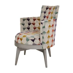 Mathis Fauteuil pivotant Art Déco Made in France