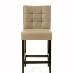 Matias 2 Tabouret snack en synthétique et bois